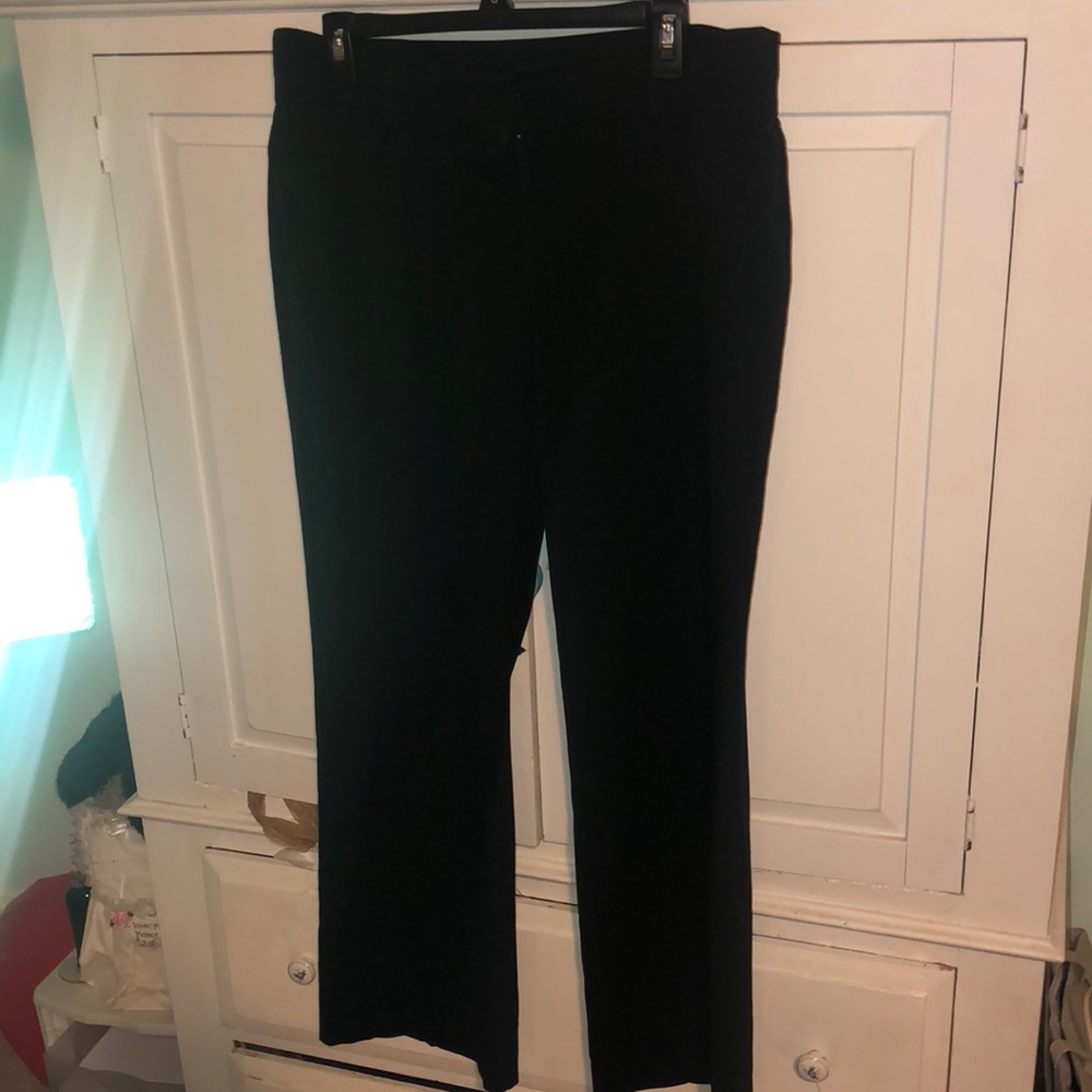 Black slacks worn a couple times